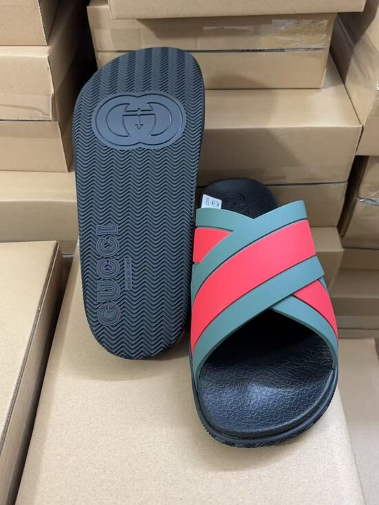 Mens Gucci Sandals With Web Size 41 main image 4